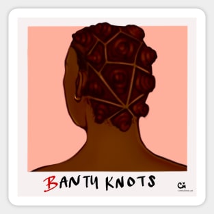 Bantu Knots Sticker